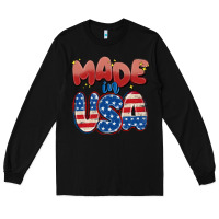 Black made in usa Long Sleeve Tee - MaliasSmallBusiness
