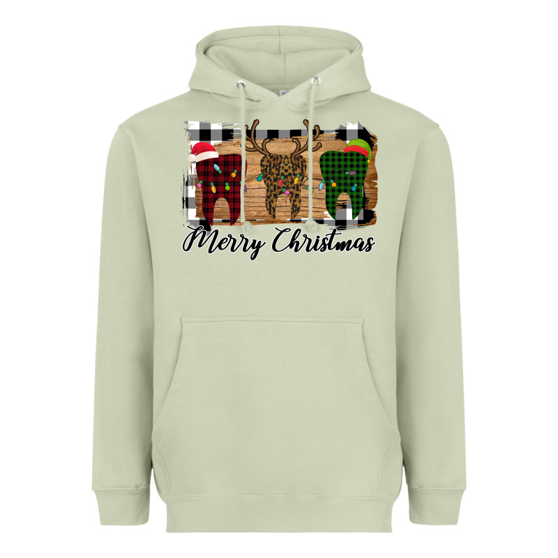 Merry Christmas Teeth Heavyweight Hoodie by Bettercallsaul | Teevron