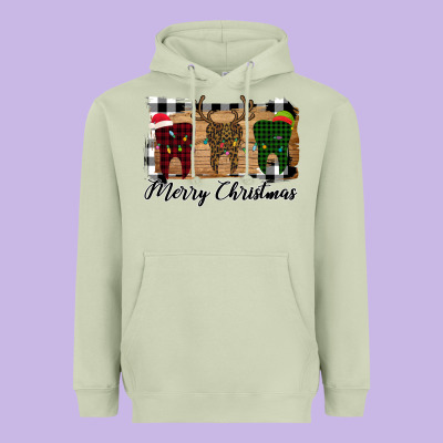 Merry Christmas Teeth Heavyweight Hoodie Designed By Bettercallsaul