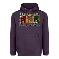 Plum Merry Christmas Teeth Heavyweight Hoodie - Bettercallsaul