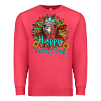 Cardinal happy turkey day sunflower Premium Sweatshirt - RanaPortraitStore
