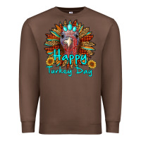 Chestnut happy turkey day sunflower Premium Sweatshirt - RanaPortraitStore