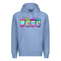 Colony Blue loaded tea coffee Premium Hoodie - JahusDesignShop