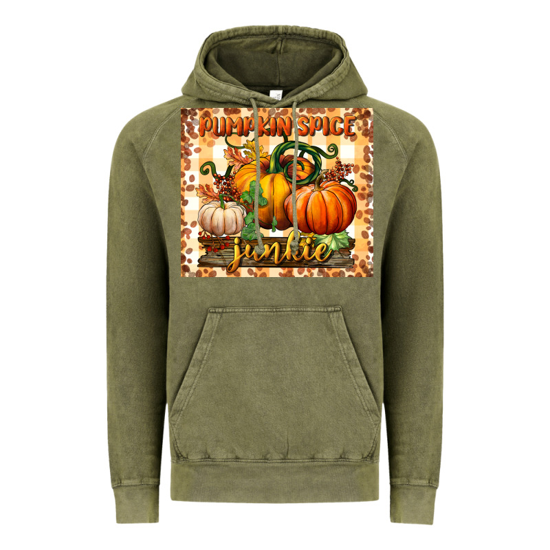 Pumpkin Spice Junkie Tumbler Vintage Hoodie by BundleAndBundleShop | Teevron