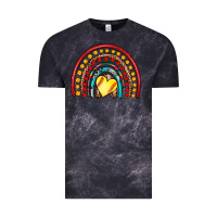 Cloud Black softball rainbow Vintage Tee - Artiststas