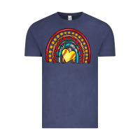 Vintage Denim softball rainbow Vintage Tee - Artiststas