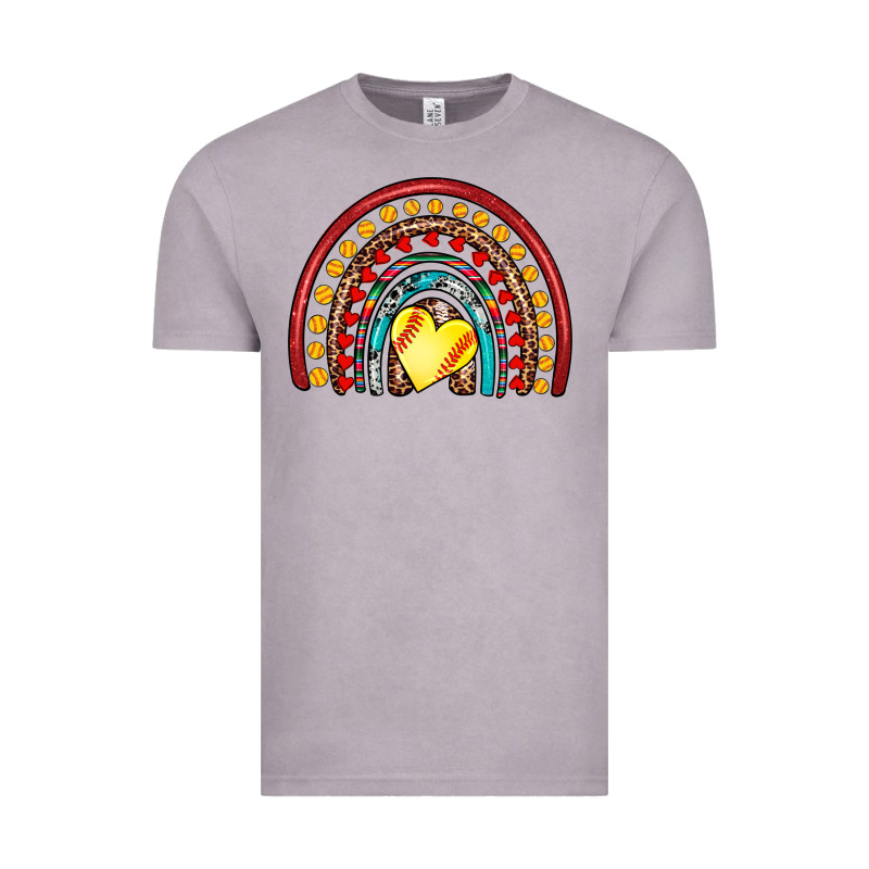 Softball Rainbow Vintage Tee by Artiststas | Teevron