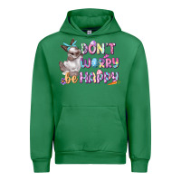 Emerald Don't worry be happy Easter Urban Hoodie - CowGirlArtShop