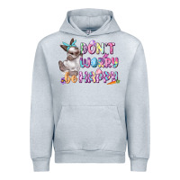 Heather Grey Don't worry be happy Easter Urban Hoodie - CowGirlArtShop