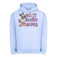 Pigment Grape Ice Don't worry be happy Easter Urban Hoodie - CowGirlArtShop