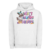 Pigment Lunar Rock Don't worry be happy Easter Urban Hoodie - CowGirlArtShop