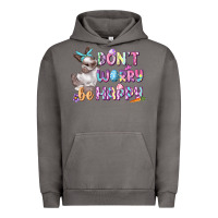Pigment Tornado Don't worry be happy Easter Urban Hoodie - CowGirlArtShop