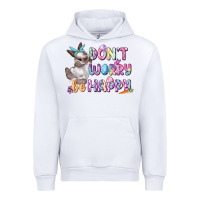 White Don't worry be happy Easter Urban Hoodie - CowGirlArtShop