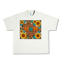 Pistachio sunflower gemstone and mom with cowhide Urban Heavy Tee - Artiststas