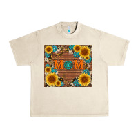 Sandshell sunflower gemstone and mom with cowhide Urban Heavy Tee - Artiststas