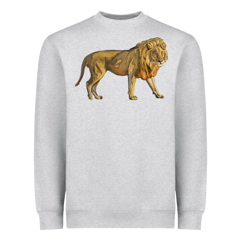 Lion Heavyweight Sweatshirt by LillyAllenDesigns | Teevron