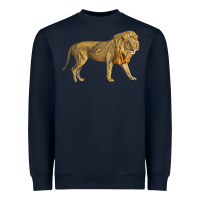 Navy lion Heavyweight Sweatshirt - LillyAllenDesigns