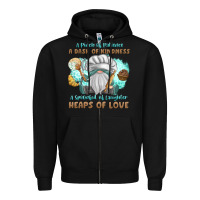Black A Pinch Of Patience a Das Of Kindness Zipper Hoodie - MaliasSmallBusiness