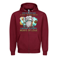 Burgundy A Pinch Of Patience a Das Of Kindness Zipper Hoodie - MaliasSmallBusiness