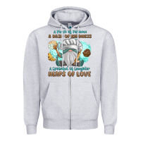 Heather Grey A Pinch Of Patience a Das Of Kindness Zipper Hoodie - MaliasSmallBusiness