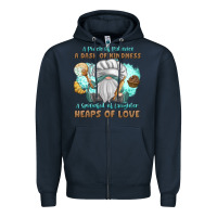 Navy A Pinch Of Patience a Das Of Kindness Zipper Hoodie - MaliasSmallBusiness