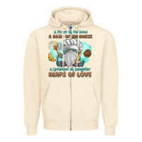 Sandshell A Pinch Of Patience a Das Of Kindness Zipper Hoodie - MaliasSmallBusiness