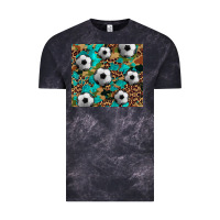 Cloud Black soccer Vintage Tee - Artiststas