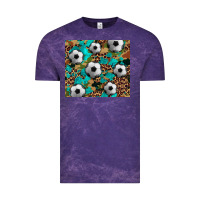Cloud Purple soccer Vintage Tee - Artiststas