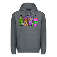 Rock Coffee Cups with Cow and Halloween Premium Hoodie - texasbilliewilder