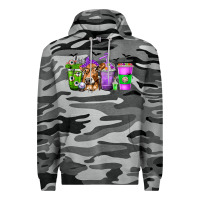 Slate Camo Coffee Cups with Cow and Halloween Premium Hoodie - texasbilliewilder