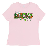 Bubblegum Pink st patricks day lucky nurse Ladies Tee - RanaPortraitStore