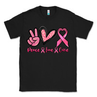 Black Peace love cure Classic Tee - NancyCooperArtShop