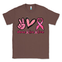 Chestnut Peace love cure Classic Tee - NancyCooperArtShop
