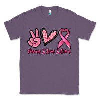 Lavender Peace love cure Classic Tee - NancyCooperArtShop