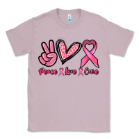 Lilac Peace love cure Classic Tee - NancyCooperArtShop