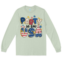 Matcha party in the usa Long Sleeve Tee - MaliasSmallBusiness