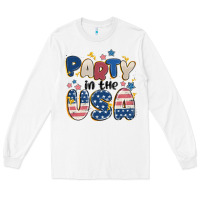 White party in the usa Long Sleeve Tee - MaliasSmallBusiness