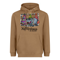 Toasted Coconut I Want Hippopotamus For Christmas Heavyweight Hoodie - Bettercallsaul