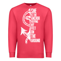 Cardinal she is the anchor keeping my feet on the ground Premium Sweatshirt - Bettercallsaul