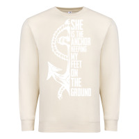 Sandshell she is the anchor keeping my feet on the ground Premium Sweatshirt - Bettercallsaul