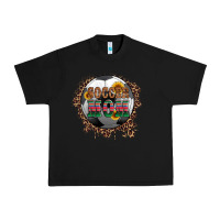 Black soccer mom with serape and leopard Urban Heavy Tee - Artiststas