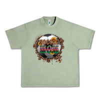 Oil Green soccer mom with serape and leopard Urban Heavy Tee - Artiststas