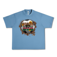 Pebble Blue soccer mom with serape and leopard Urban Heavy Tee - Artiststas