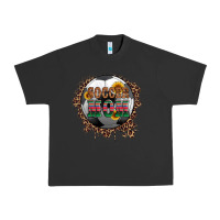 Pigment Black soccer mom with serape and leopard Urban Heavy Tee - Artiststas