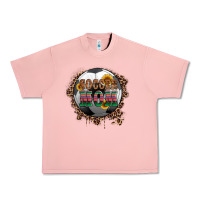Salmon soccer mom with serape and leopard Urban Heavy Tee - Artiststas