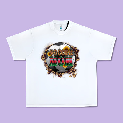 Soccer Mom With Serape And Leopard Urban Heavy Tee Designed By Artiststas