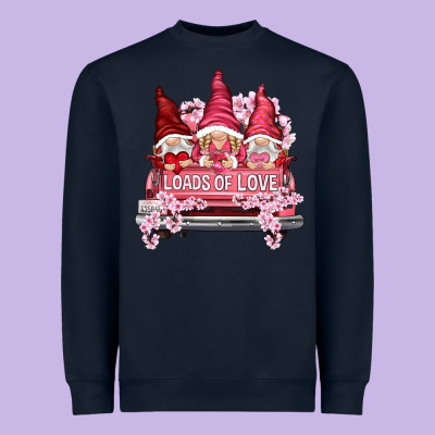 Loads Of Love With Flowers Heavyweight Sweatshirt Designed By Nancycooperartshop