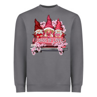 Storm loads of love with flowers Heavyweight Sweatshirt - NancyCooperArtShop