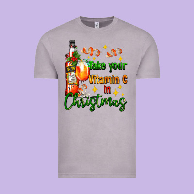 Take Your Vitamin C In Christmas Vintage Tee Designed By Adodesignshop