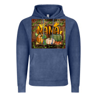 Vintage Denim mama pumpkin tumbler Vintage Hoodie - BundleAndBundleShop